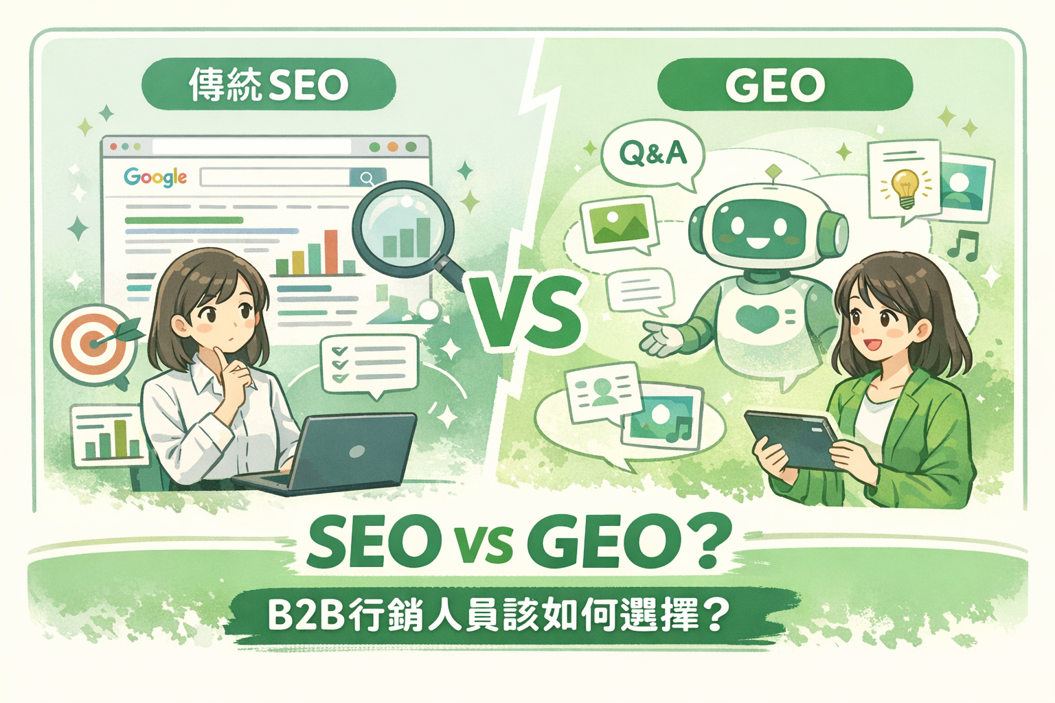 GEO是什麼?跟傳統SEO有什麼差別?B2B企業行銷策略布局指南 - 歐鎷數位資訊 GEO是什麼?跟傳統SEO有什麼差別?B2B企業行銷策略布局指南 - 歐鎷數位資訊