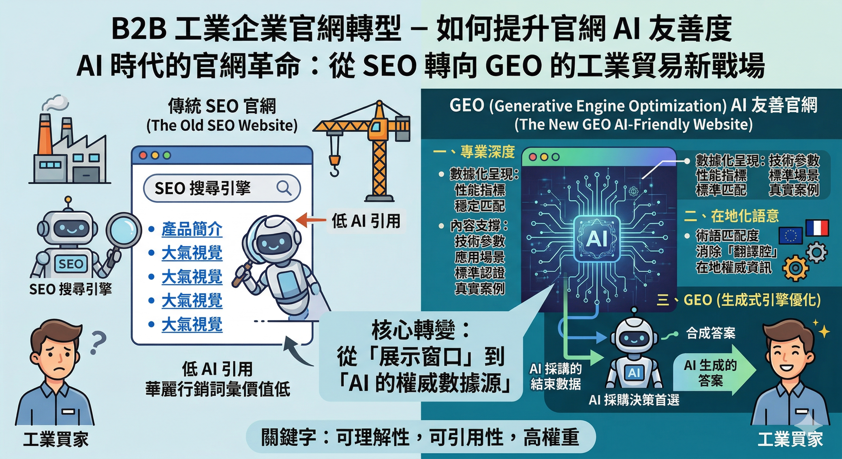 B2B企業官網轉型 – 如何提升官網AI友善度